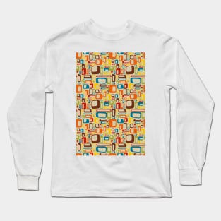 70s mod squares Long Sleeve T-Shirt